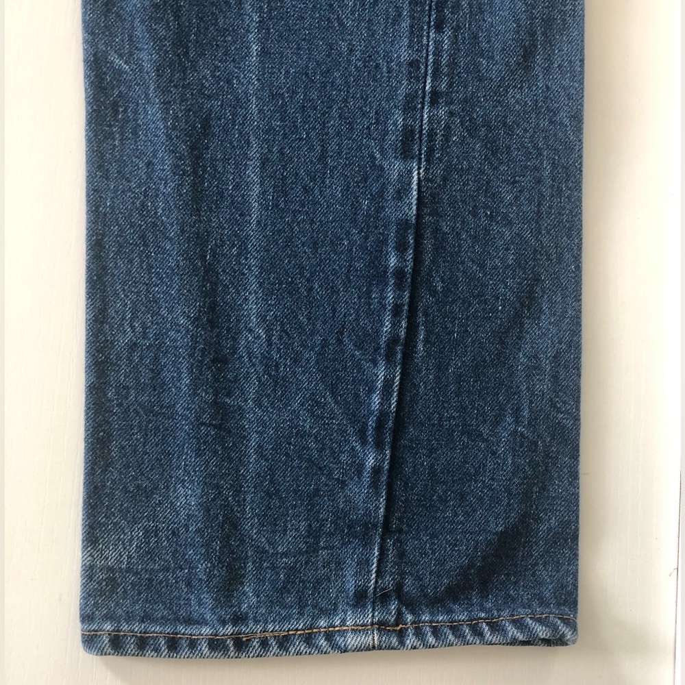 VTG 1970s Levi 501s dark denim straight leg
5 pocket front rivet 100% cot 29/29 - Picture 12 of 16